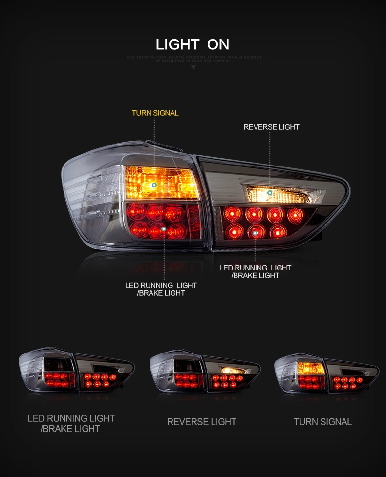 Светодиодные задние фонари Vland, подходят для Toyota Wish 2009-, светодиодные задние фонари для автомобиля, Стайлинг, задняя лампа