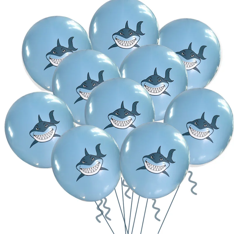 10 шт 12 inch Shark латексные шары DIY вечерние шарики в горошек Свадебные украшения