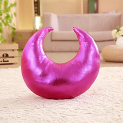 Rose red moon Яркая Мягкая Звезда Луна подушка в форме сердца из искусственной кожи диван кресло кровать детская кроватка декоративная подушка розовый красный/Серебряный/золотой - Цвет: Rose red moon