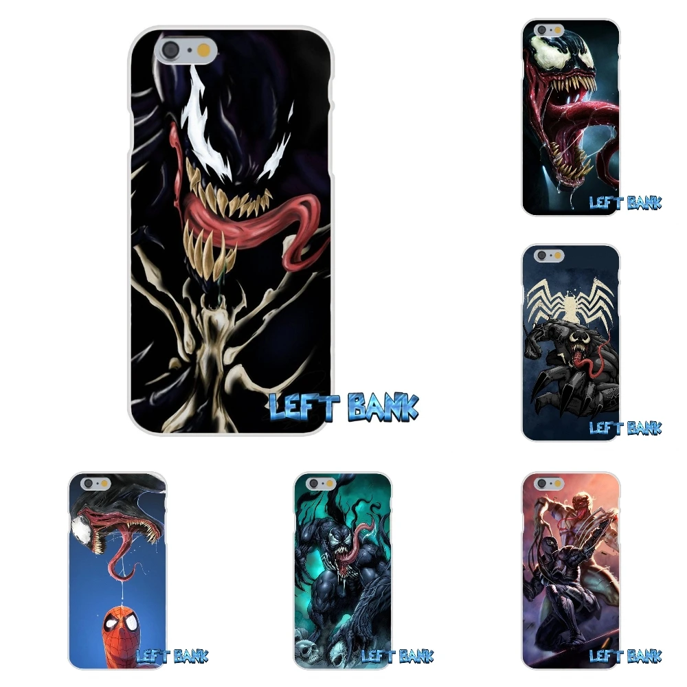 Для Samsung Galaxy A3 A5 A7 J1 J2 J3 J5 J7 2016 2017 Venom Spiderman Мягкий Силиконовый ТПУ прозрачный чехол |