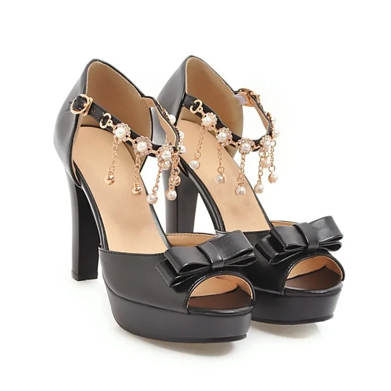 Женские босоножки Пляжная обувь на очень высоком каблуке из искусственной кожи с