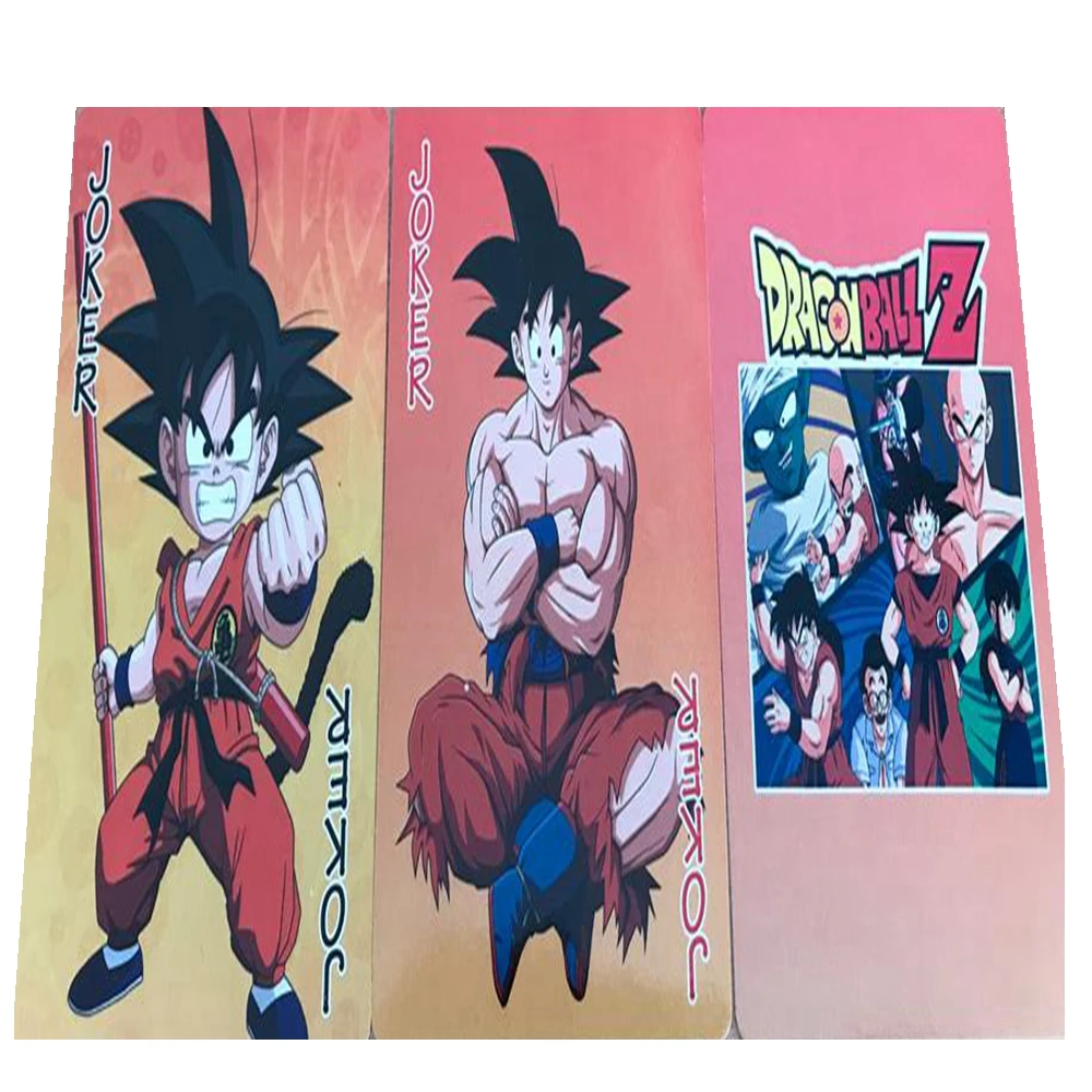 54 шт./компл. коллекция покер Dragon Ball Z карты 3D версия мультфильм Супер Saiyan экшен-фигурка Гоку ребенок подарок игрушка