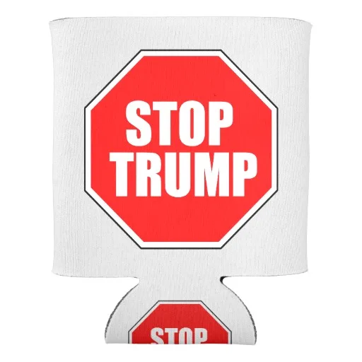 Стильный фантастические настраиваемые "остановить Трампа" может охладитель шикарный персонализированные пива изоляторы Держатели Главная Семья членов поставки