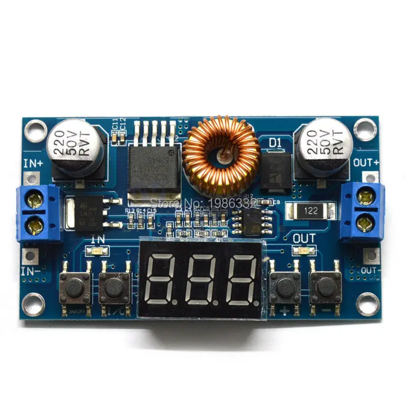 WS16 5A 75 Вт Регулируемый понижающий преобразователь постоянного тока регулятор