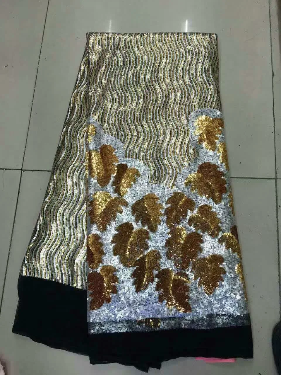 

2016 Hot Sale African lace fabric,sequins French lace for wholesale and retail swiss voile lace and organza lace fabric