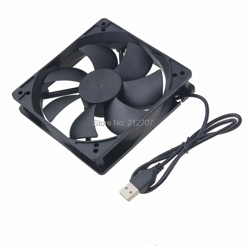 5 шт./лот Gdstime 120x120x25 мм чехол для ПК в USB вентиляторы 12025 120 CPU Компьютерный