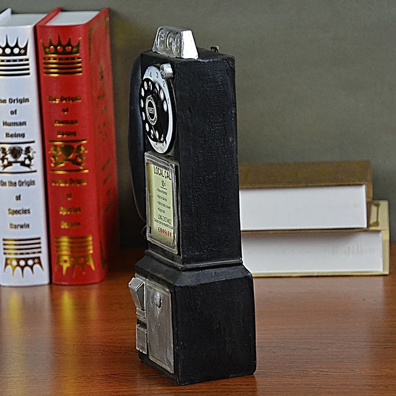 Домашний декор винтажная модель телефона настенные подвесные украшения ретро