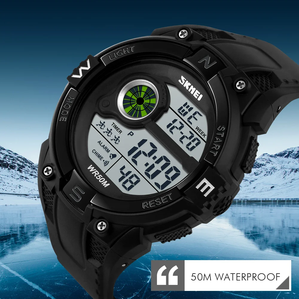 SFMEI спортивные часы для улицы водонепроницаемый светодиодный