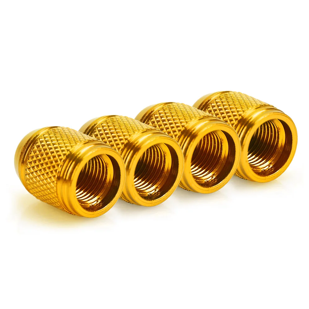 4X алюминиевый пули автомобиль грузовик пикап воздушный порт крышка шины клапан