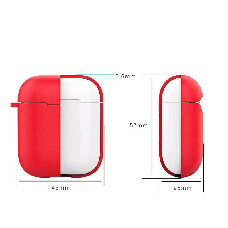 OOTDTY для Airpods1 / 2 гарнитура комплект беспроводной Bluetooth коробка хранения чехол