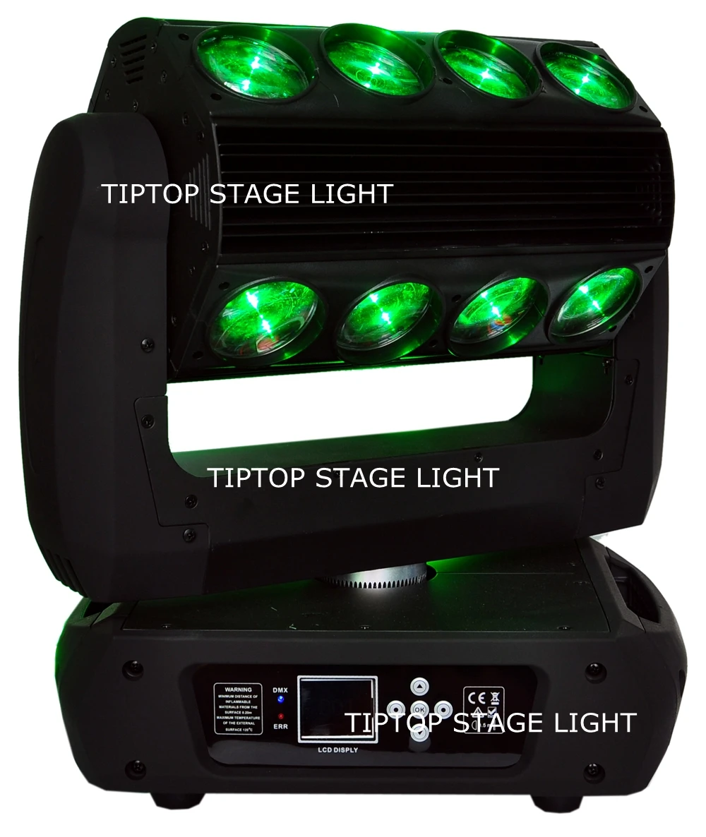 Бесплатная доставка 2 единицы 16x25 Вт светодиодный прожектор с движущейся