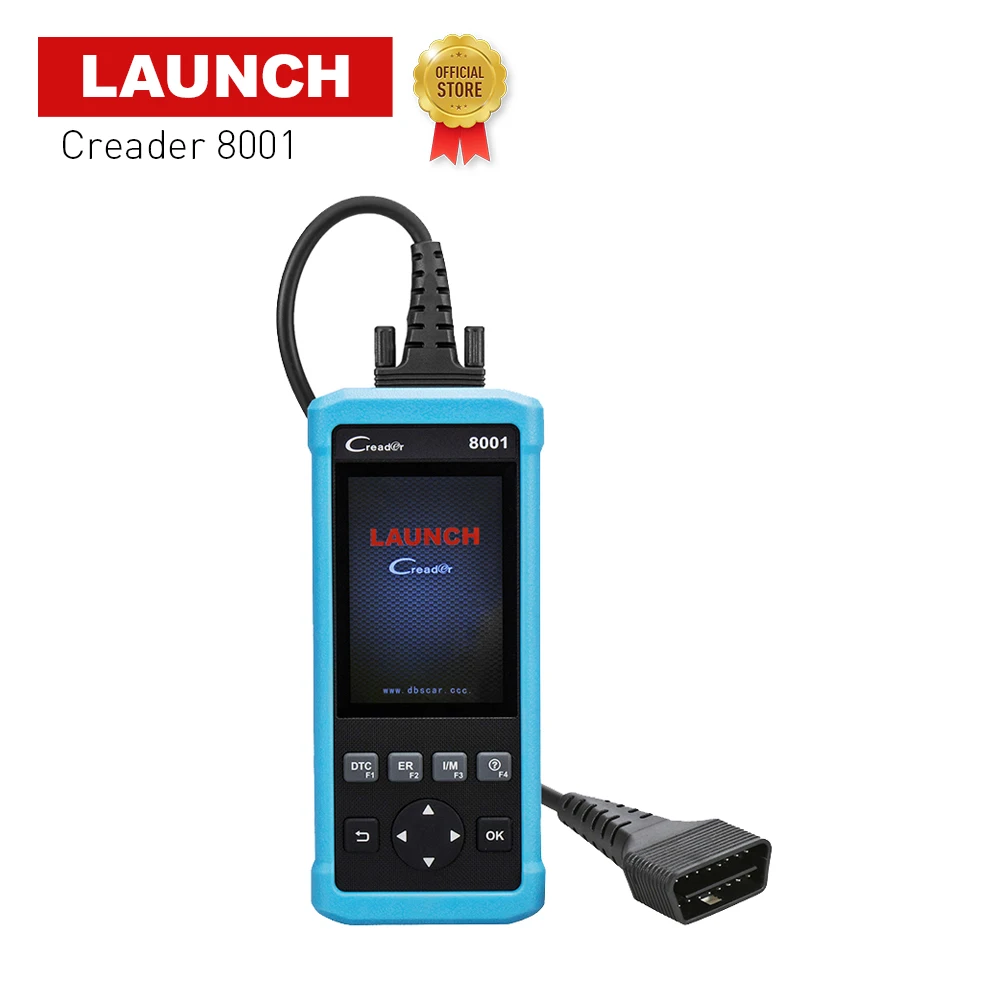 Launch Официальный магазин Creader 8001 полные OBD2 функции сканер анализатор подушки