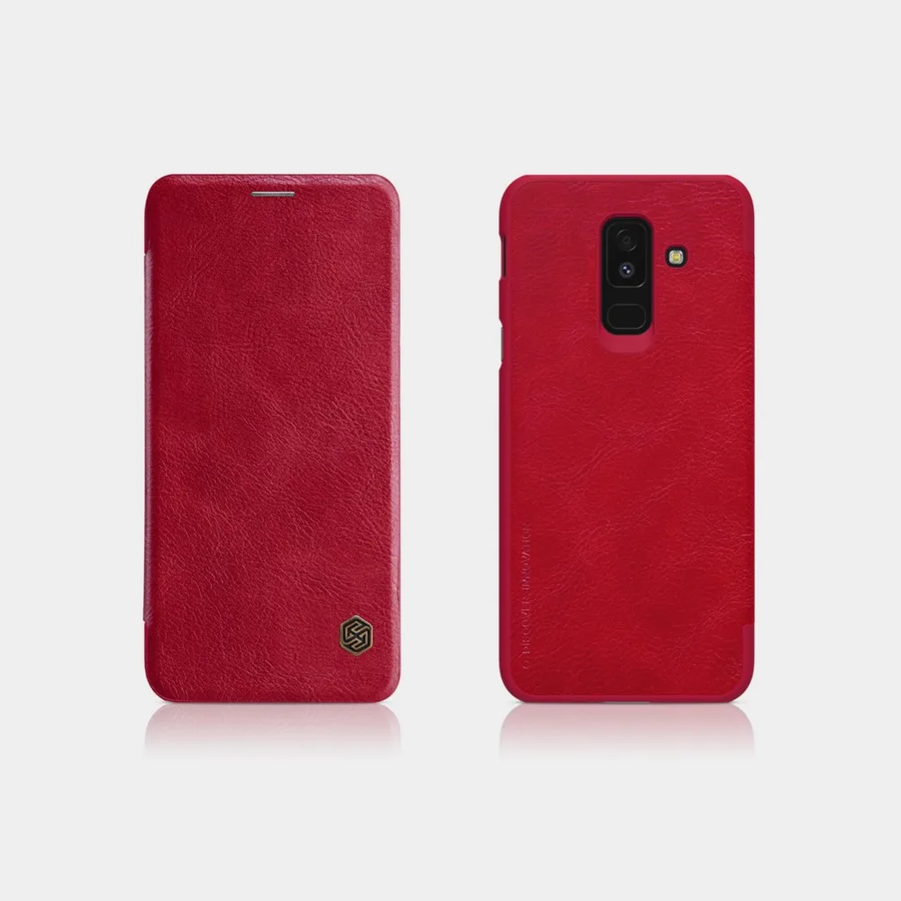 Для samsung Galaxy A6() кейс чехол винтажный Qin pu кожаный жесткий пластиковый чехол-бумажник для Galaxy A6 Plus