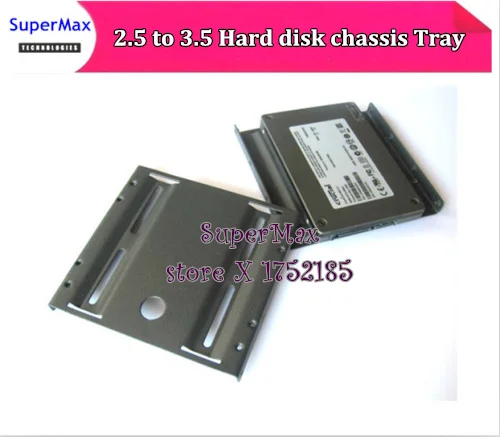 

Бесплатная доставка 1 шт. 2,5 до 3,5 Жесткий диск шасси кронштейн SSD HDD твердотельный жесткий диск металлический лоток с винтами