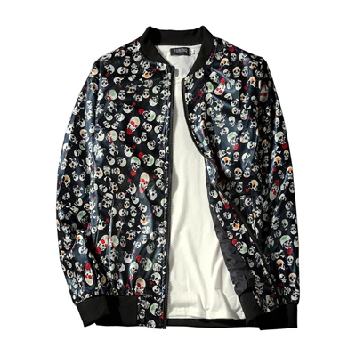 DIMUSI/мужские куртки-бомберы, модные уличные мужские пальто в стиле хип-хоп, повседневный спортивный костюм с воротником-стойкой, брендовая одежда, YA729 - Цвет: Black