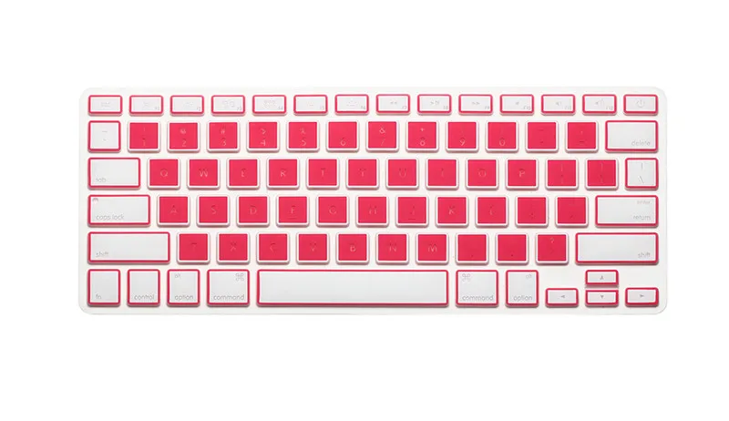 Силиконовая Защитная пленка для кожи клавиатуры для Apple Macbook Pro Air retina 13 15 17 дюймов ярких цветов радуги - Цвет: 12