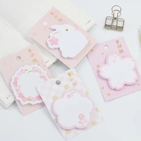 creative cherry blossoms leave comments memos memo pad 5pcs free shipping