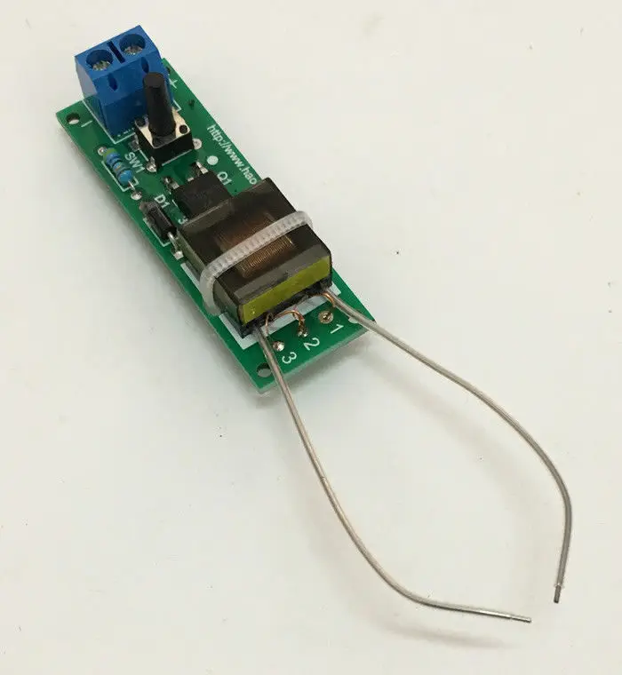 

DYKB DC 3V-5V Arc Generator High Voltage Igniter Boost Transformer DIY KitS Electronic Lighter Module PCB Board
