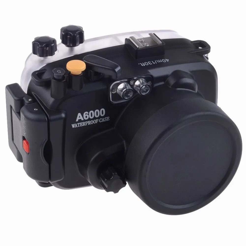 Meikon 40 м Водонепроницаемый подводный корпус для камеры Сумка для камеры Sony a6000 compatibale с 16-50 мм объектив