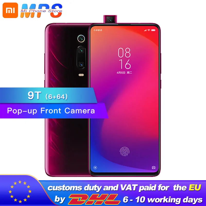 В наличии глобальная версия Xiaomi mi 9 T (красный K20) 6 GB 64 Смартфон Snapdragon 730 Octa Core 4000 mAh
