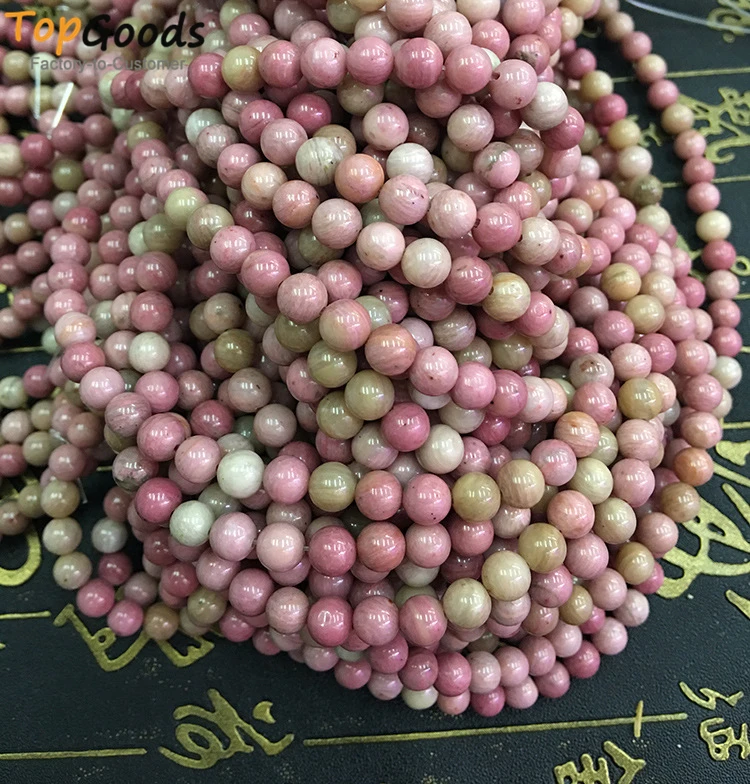 TopGoods натуральный цвет ярко-красный камень розы круглые бусины россыпью 6 8 10 12 мм