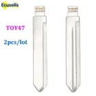 2 шт.лот Toy47 Игрушка 47 неразрезанный ключ для Toyota Corolla