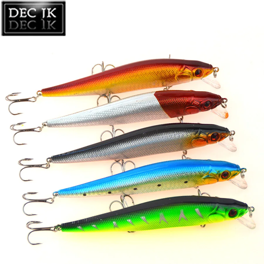 5 шт. приманка для форели снасти Swimbait с крючками воблеры троллинга искусственная