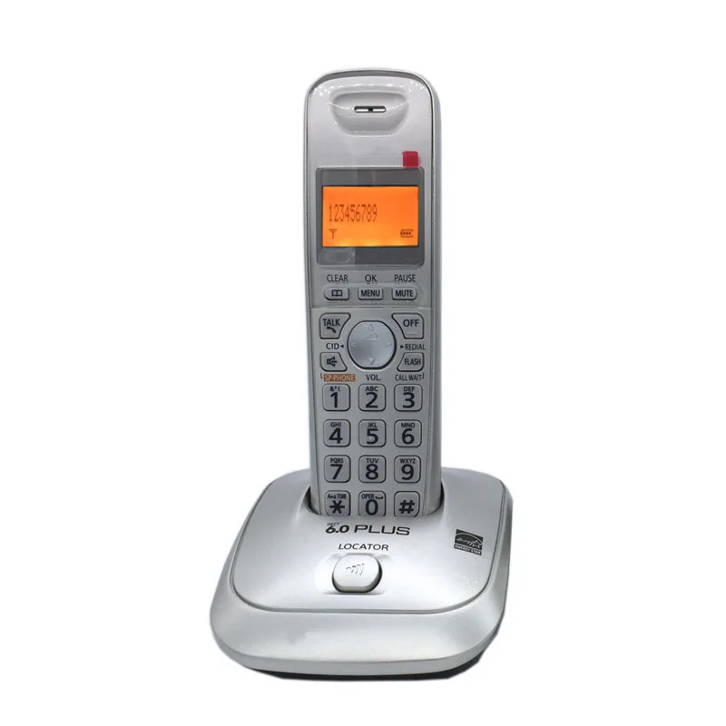 One phone Английский язык DECT 6,0 Plus 1,9 ГГц цифровой беспроводной телефонный звонок ID Handfree DEL беспроводной домашний телефон для офиса Бизнес - Цвет: One phone