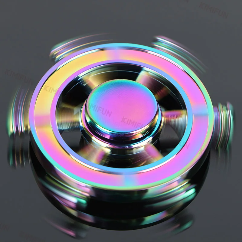 Металлический тройной Спиннер на руль Captain Steering в виде радуги для снижения