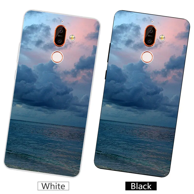 Для Nokia 7 Plus мягкий прозрачный ТПУ чехол с Фламинго 6 0 "для Nokia7 + защитный