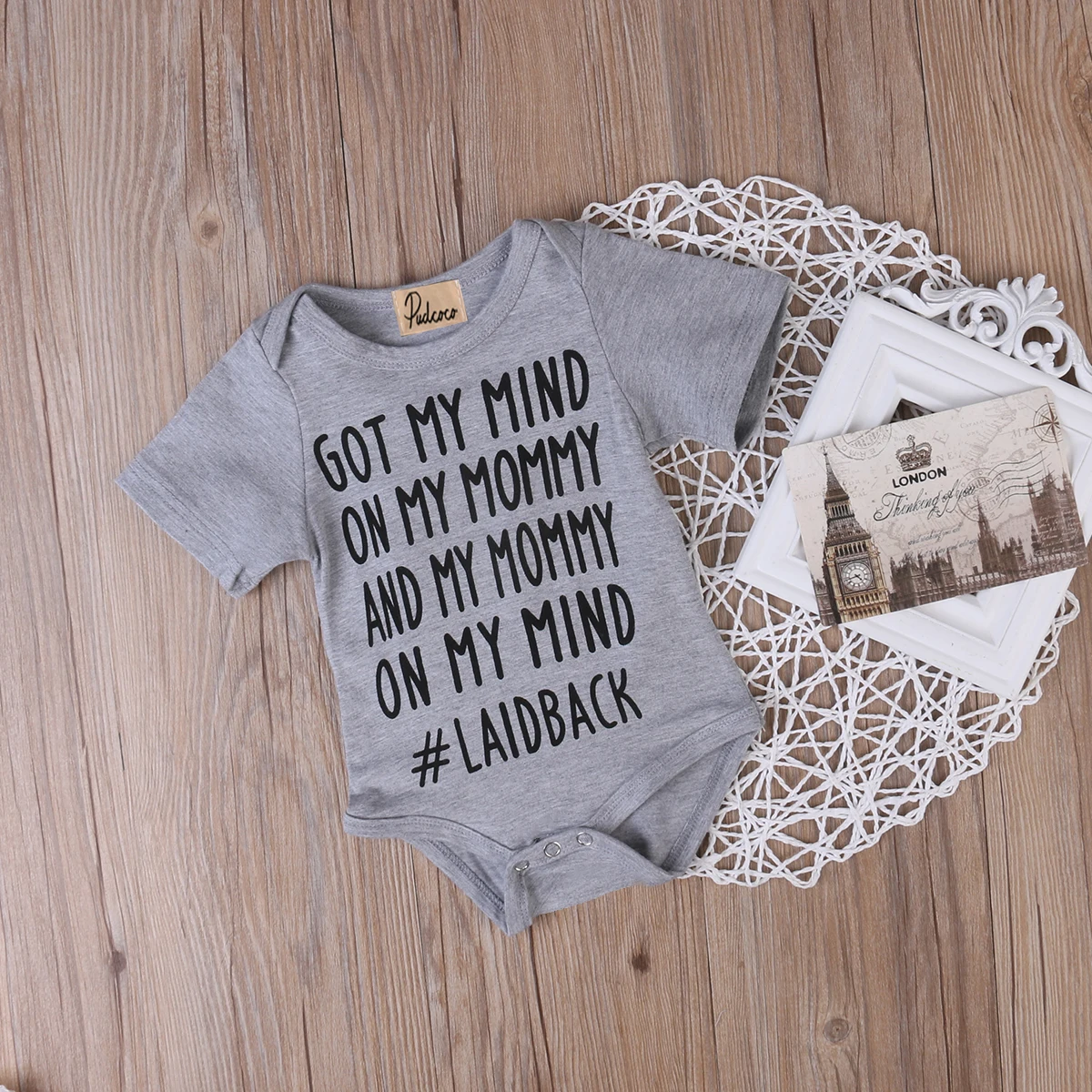 Hi Baby Store Newborn Infant Boys Girls Short Sleeve Letter Print One-Pieces Cotton Bodysuit 0-18M | Детская одежда и обувь