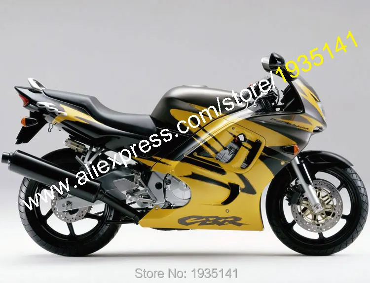 

Комплект корпуса для Honda CBR600 F3, 1998, CBR600F3 97 98 CBR 600F3, желтый, черный обтекатель мотоцикла (литье под давлением)