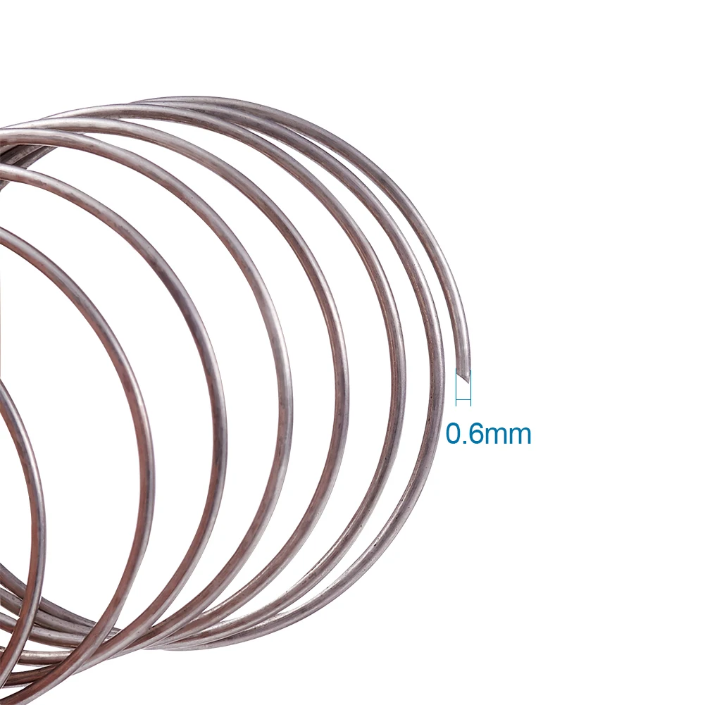 Стальное кольцо для запоминания проволоки спиральное проволока платинового