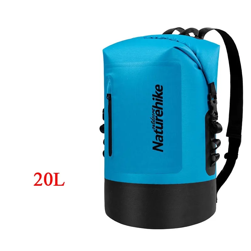 Naturehike 420D водонепроницаемая сумка из термополиуретана уличная сухая сумка речной треккинговые сумки водонепроницаемый рюкзак NH18F031-S - Цвет: Blue 20L