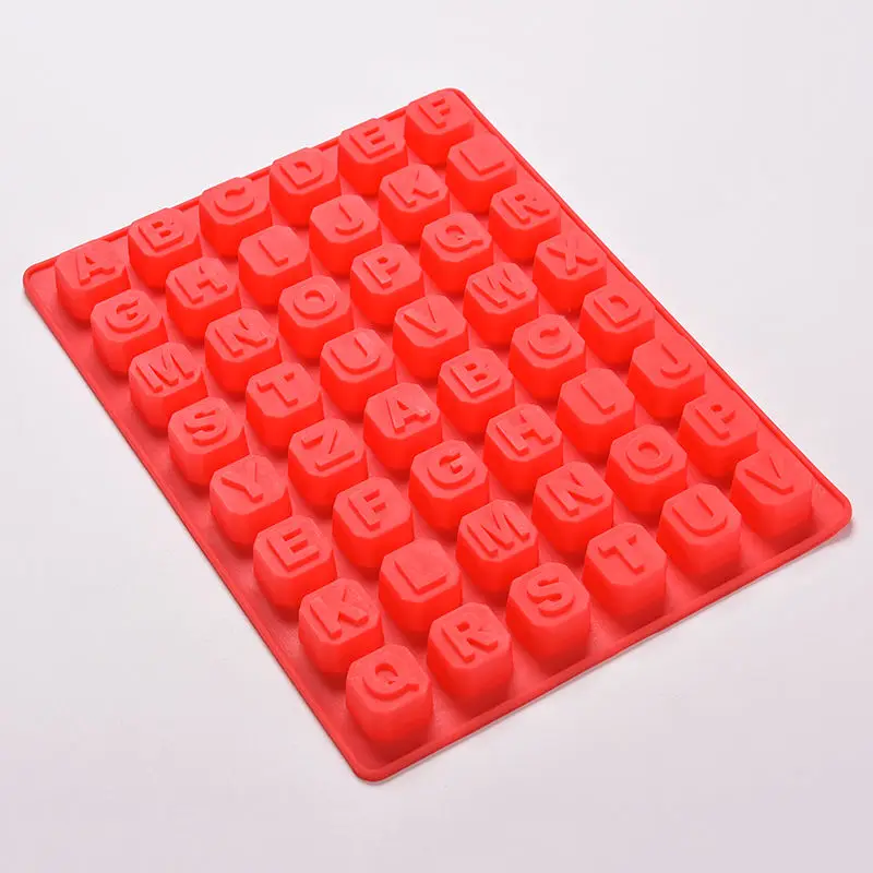 Силиконовая форма для мыла с буквами Enghish 48 букв 1 шт.|soap mold|soap flowerdecor soap |