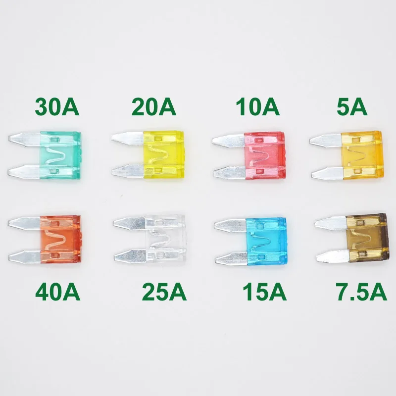 80 шт./лот Ассорти Малый размер лезвие предохранитель авто мотоцикл внедорожник