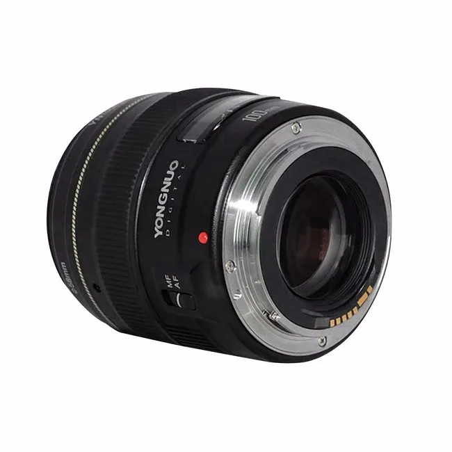 Yongnuo YN100mm F2 Средний телеобъектив для камеры Canon EOS Rebel AF MF Объективы