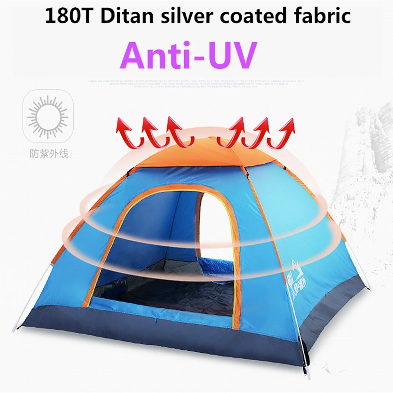 200*200*125cm Portable Beach Tent Waterproof Fishing Shelter pup Tent Quick Automatic Summer Auto Anti-UV throw baby little Tent