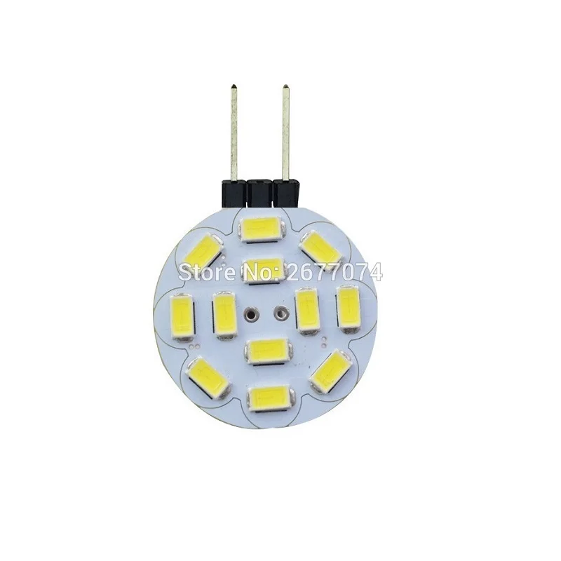 G4 4 Вт 12SMD 12 Светодиодный S 5730 светодиодный прожектор 400LM DC AC8 20V теплый белый свет