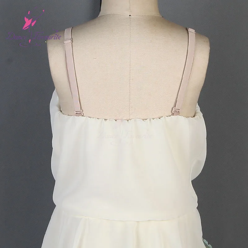 Лиф из спандекса Цвета Слоновой Кости танцевальный костюм s balle tCostume girl& сценический Танцевальный Костюм Балетная пачка Амура танцевальный костюм s