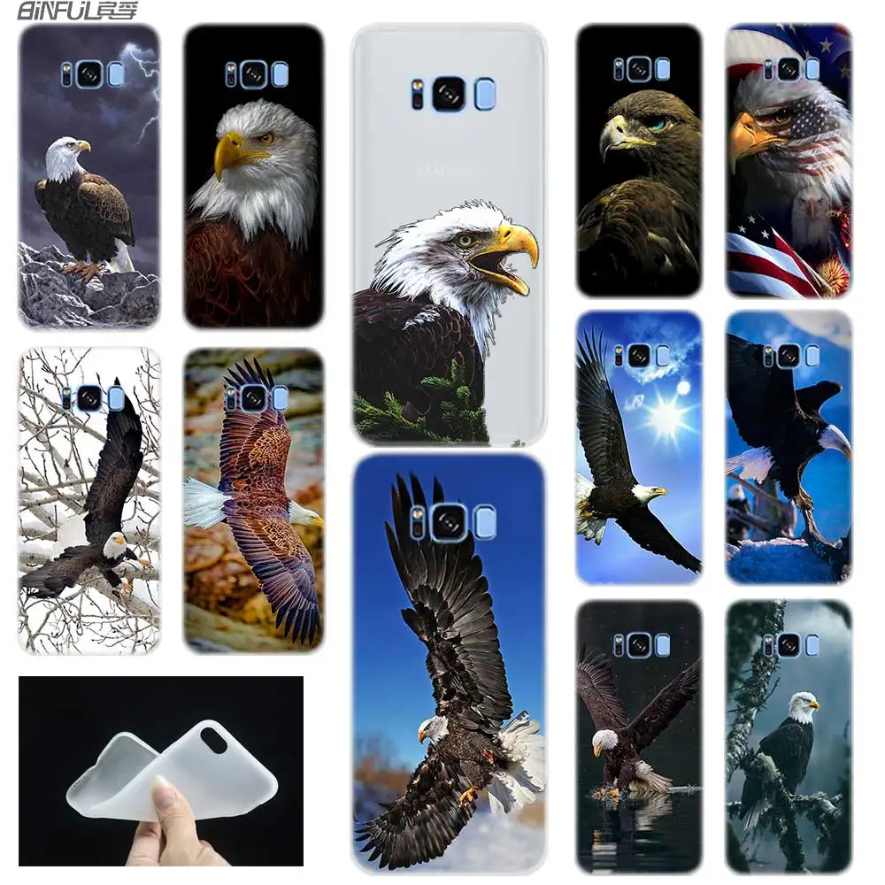 Мягкий силиконовый чехол для Samsung S30 S20 S11 S10 S9 S8 Plus lite 11e 10e Uitra S7Edge Орел на