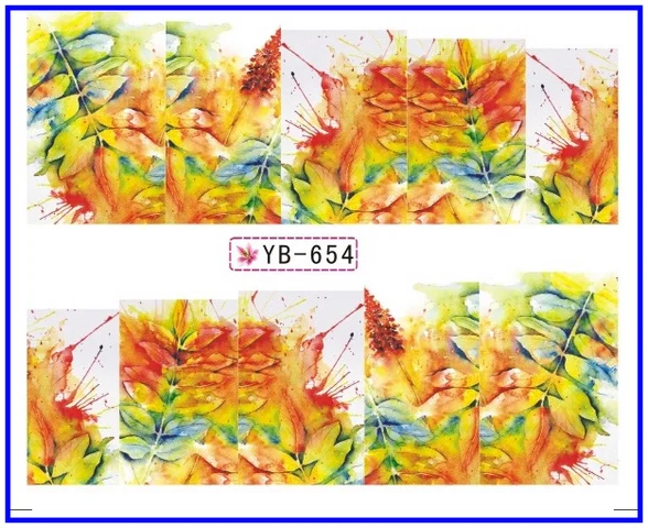 Фотофон с цветочным рисунком|nail sticker water transfer|nail decalsstickers |