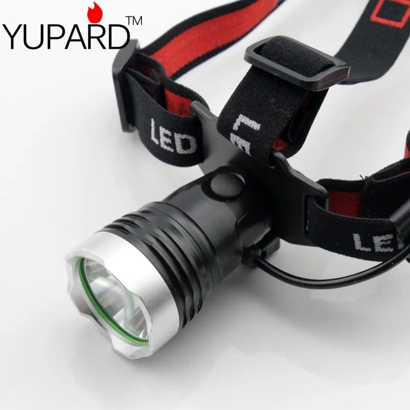 

YUPARD Headlamp ,Headlights with CREE XM-L T6 LED Stirnlampe Kopflampe Headlamp 3xAAA or 1x18650 rechargeable battery camping