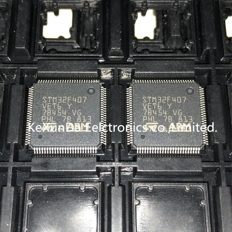 Оригинальный 10 шт./лот STM32F407VET6 LQFP-100 ARM IC новый в наличии БЕСПЛАТНАЯ ДОСТАВКА |