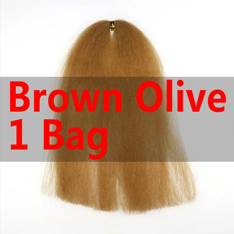 brown olive one bag Wifreo мягкий и плюф EP стример волокна Минноу мушек материал оливковый белый красный желтый цвет - Цвет: brown olive one bag