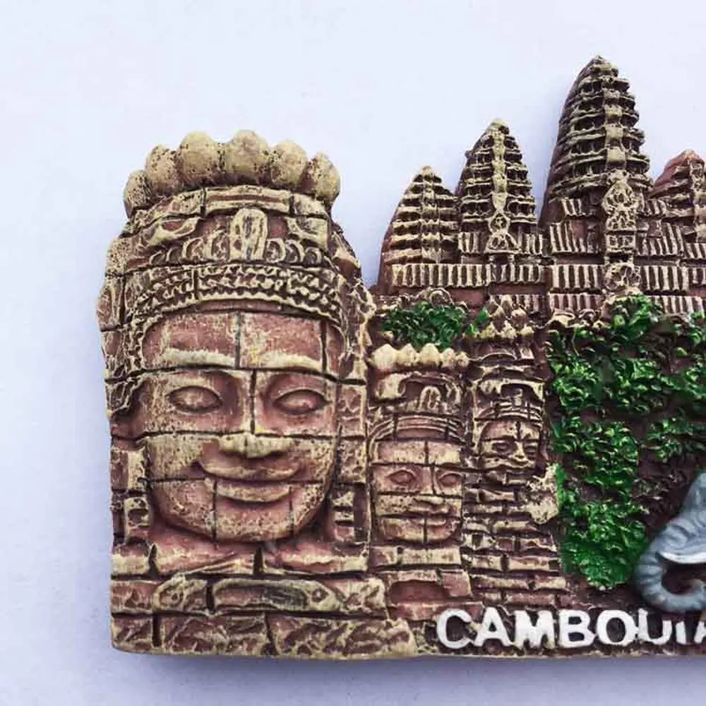 Новый Angkor Камбоджа кмерский Смайл слон магнит на холодильник Traval сувенир