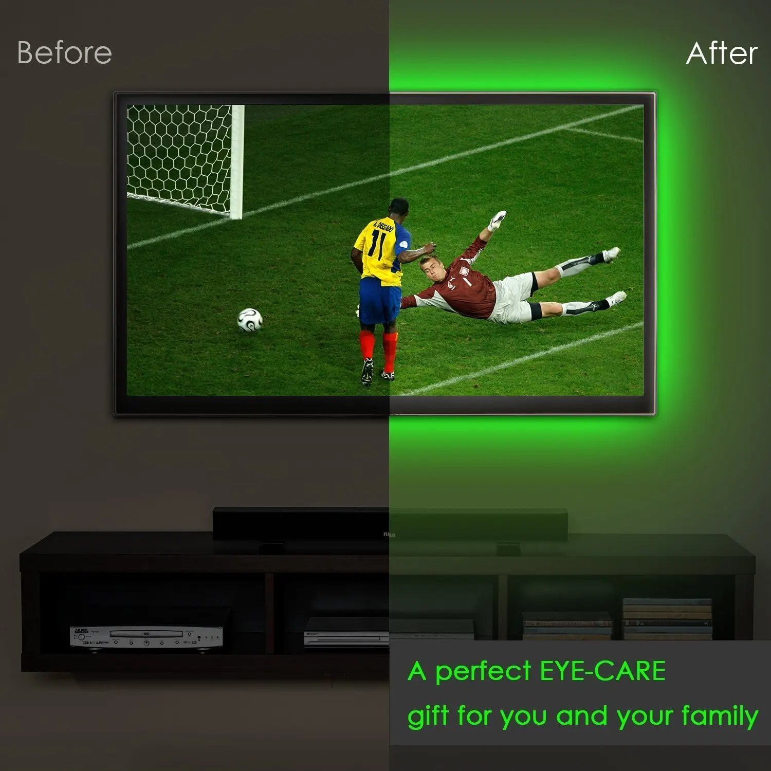 AC DC 5 в USB Светодиодная лента RGB 1 м SMD 2835 60 светодиодный s/M светильник Диодная