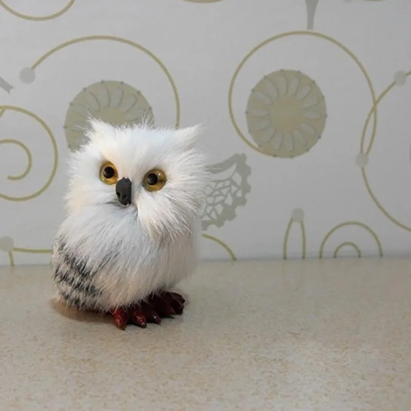 Статическая модель моделирование сова Милая Снежная кукла милые игрушки День