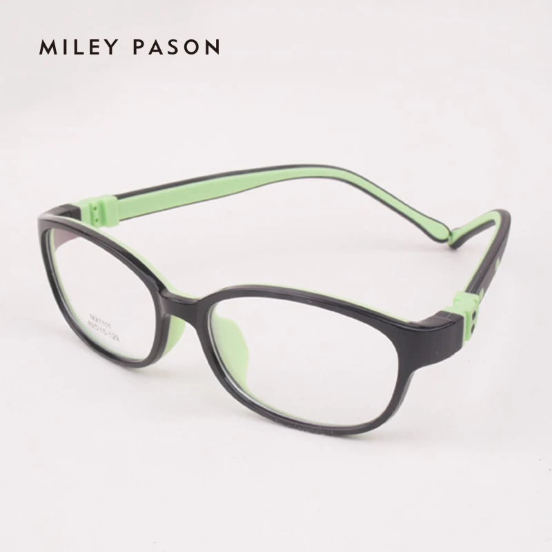 Детские пластиковые ультралегкие гибкие очки TR90 детские из мягкого силикагеля с