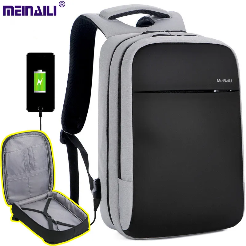 Многофункциональный деловой рюкзак для компьютера с usb зарядкой